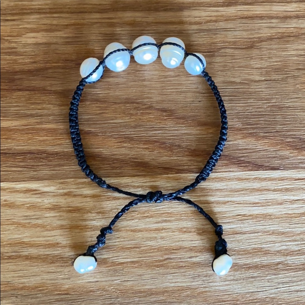 Authentic Freshwater Pearl Cord Bracelet